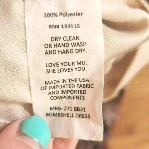 EUC Show Me Your MuMu Bombshell Dress in Babes of Babylon, Size M - Picture 9 of 10